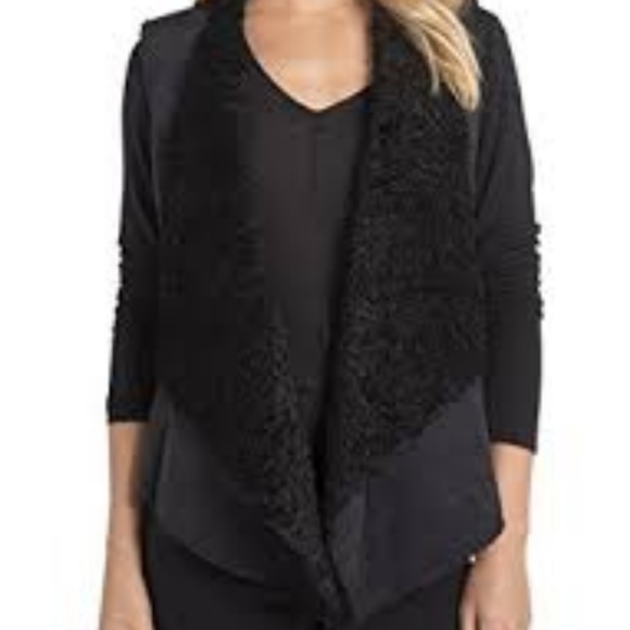 NWT Lysse Faux Fur And Suede Vest - Picture 4 of 4